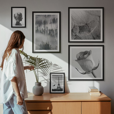 Gallery wall Black and white nature city
