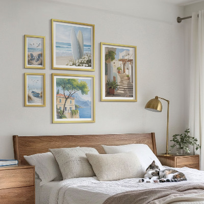 Framed photo set Stylish seaside views