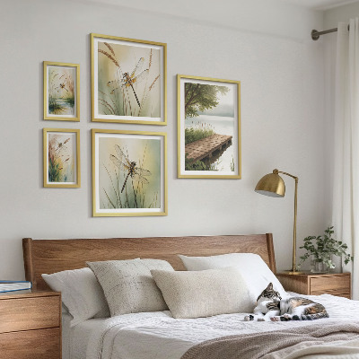 Gallery wall Peaceful landscapes of dragonflies