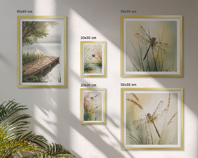 Gallery wall Peaceful landscapes of dragonflies