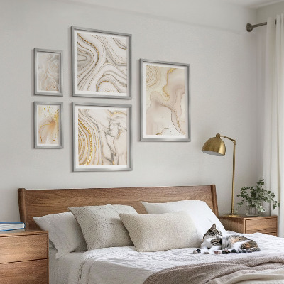 Gallery wall Abstract beige compositions