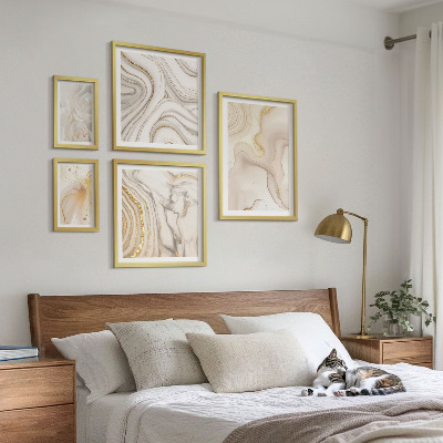 Gallery wall Abstract beige compositions