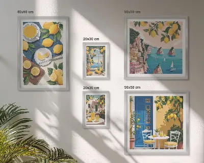 Gallery wall lemon freshness boho summer style