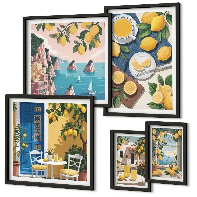 Gallery wall lemon freshness boho summer style