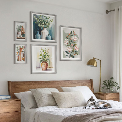 Gallery wall Stylish plant kitchen decorations