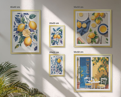 Gallery wall Citrus Provençal cuisine