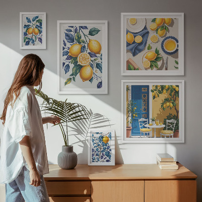 Gallery wall Citrus Provençal cuisine