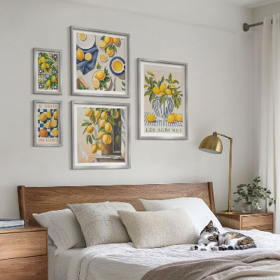 Framed photo set Citrus Provençal Decorations