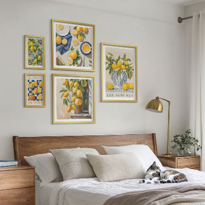 Framed photo set Citrus Provençal Decorations