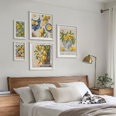 Framed photo set Citrus Provençal Decorations