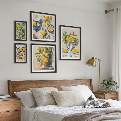 Framed photo set Citrus Provençal Decorations