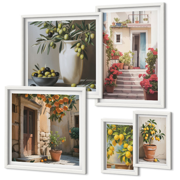 Gallery wall Atmospheric lemon streets
