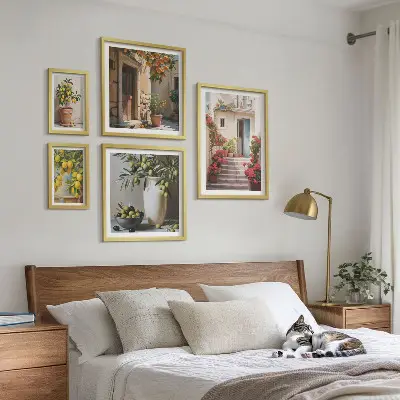 Gallery Wall atmospheric lemon streets art print