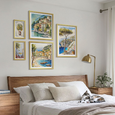 Gallery wall Stylish seaside towns