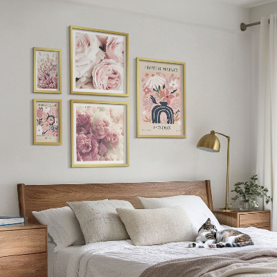 Framed photo set Floral boho decorations