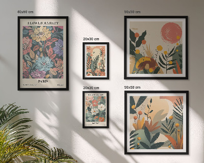 Gallery wall Floral motifs Paris London