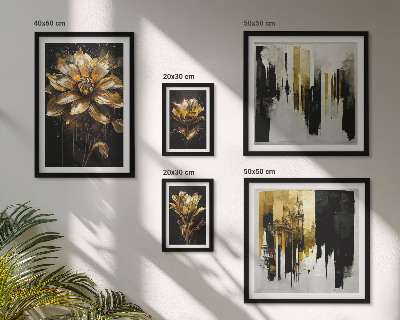 Set of 5 wall art pieces Floral motifs, elegance, modernity