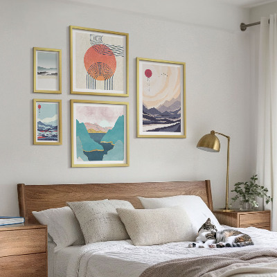 Gallery wall Abstract mountain landscapes