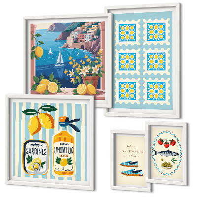 Gallery wall Italian cuisine taste style