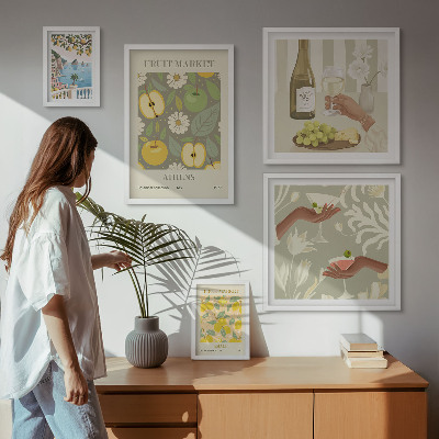 Gallery wall Atmospheric illustrations from the 1970s
