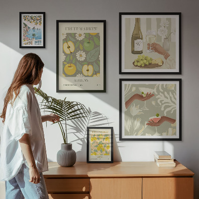 Gallery wall Atmospheric illustrations from the 1970s