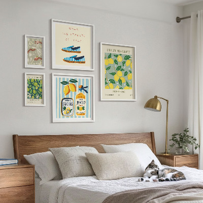 Gallery wall Fruity vintage inspirations