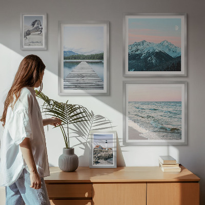 Gallery wall Nature landscapes decorations