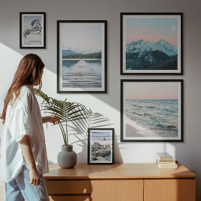 Gallery wall Nature landscapes decorations