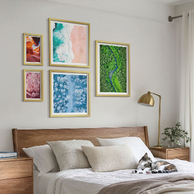 Framed photo set Natural green landscapes