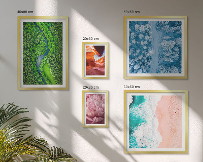 Framed photo set Natural green landscapes