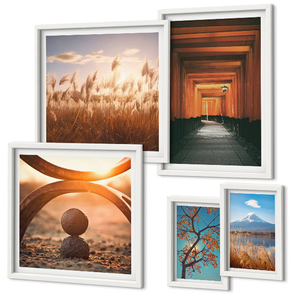Gallery wall The tranquil zen landscapes of nature