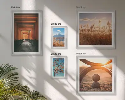 Gallery wall tranquil zen nature landscapes