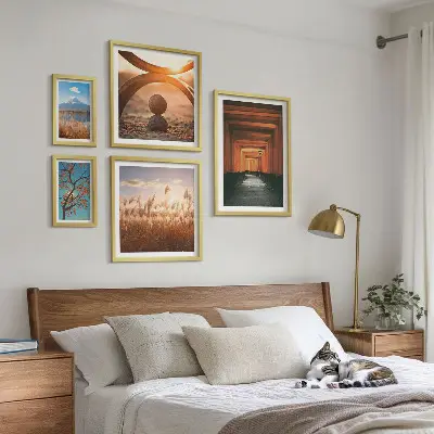 Gallery wall tranquil zen nature landscapes