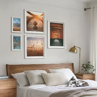 Gallery wall tranquil zen nature landscapes