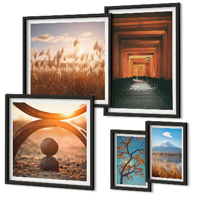 Gallery wall The tranquil zen landscapes of nature