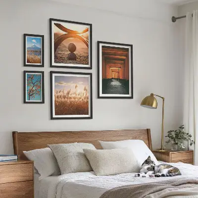 Gallery wall tranquil zen nature landscapes