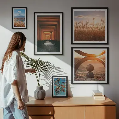 Gallery wall tranquil zen nature landscapes