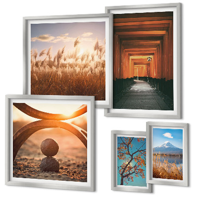 Gallery wall The tranquil zen landscapes of nature