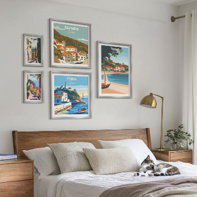 Gallery wall Landscapes of coastal cities