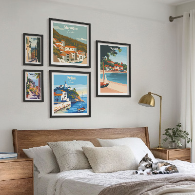 Gallery wall Landscapes of coastal cities