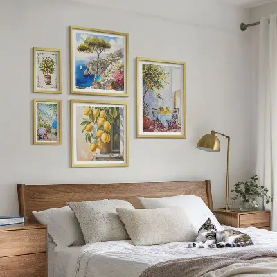 Gallery wall art citrus sun inspiration print