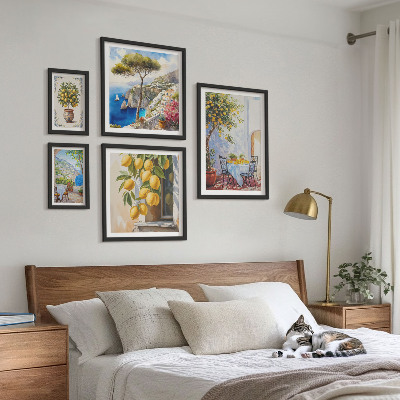 Gallery wall Citrus inspirations sun