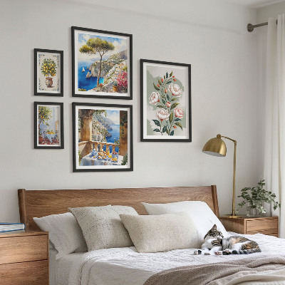 Gallery wall Picturesque floral views