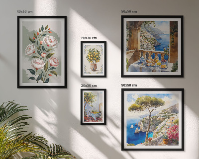 Gallery wall Picturesque floral views
