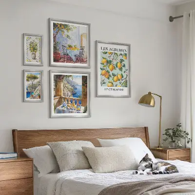 Citrus inspirations Provence wall art set of 5 pieces