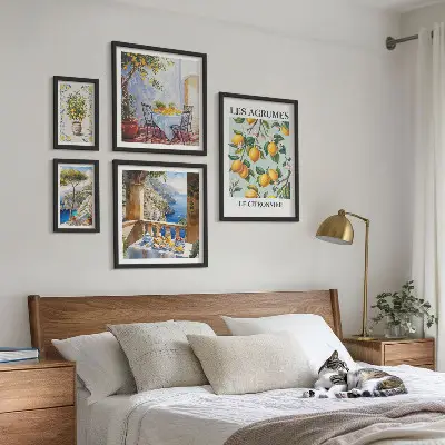 Citrus inspirations Provence wall art set of 5 pieces