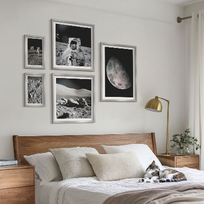 Gallery wall Astronauts' lunar landscapes