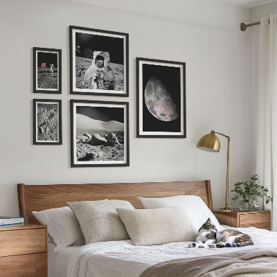 Gallery wall Astronauts' lunar landscapes