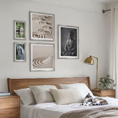 Framed photo set Relaxing zen nature themes