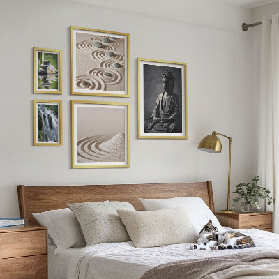 Framed photo set Relaxing zen nature themes